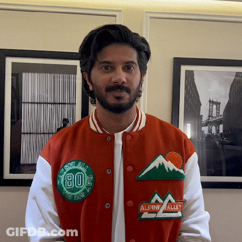 Lips Sealed Dulquer Salmaan GIF