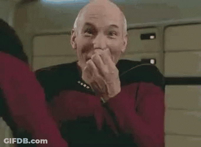 Lips Sealed Star Trek Patrick Stewart GIF