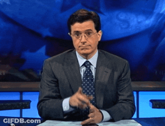 Lips Sealed Stephen Colbert GIF