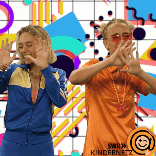 Lisa And Lena Retro Tiktok Dance GIF
