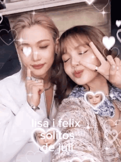 Lisa Blackpink Stray Kids GIF