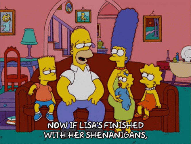 Lisa Finished With Shenanigans GIF