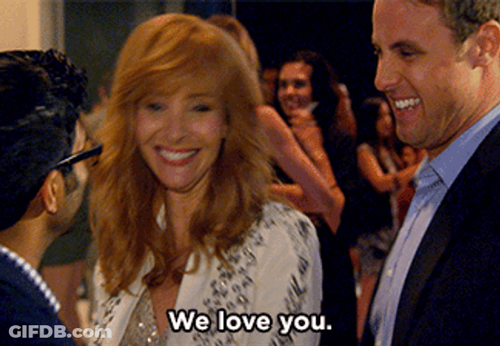 Lisa Kudrow We Love You Important Thing GIF