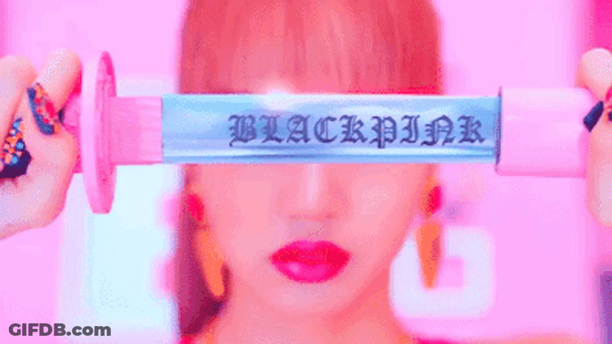 Lisa Of Blackpink Drawing A Sword GIF