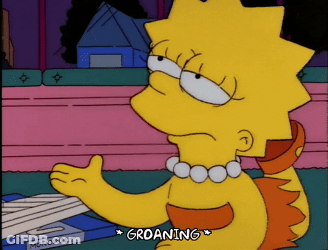Lisa Receiving Monopoly Money The Simpsons GIF