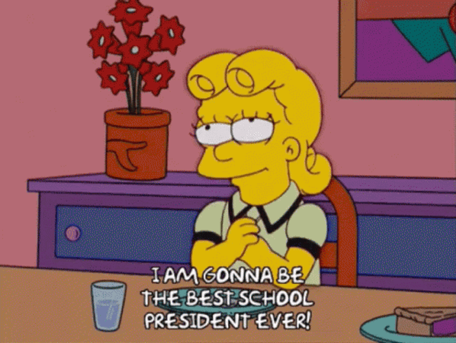 Lisa Simpson Best School President GIF