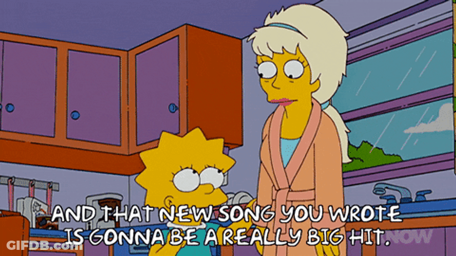 Lisa Simpson Big Hit The Simpsons GIF