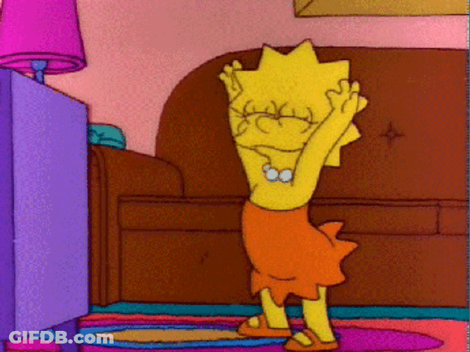 Lisa Simpson Dance GIF
