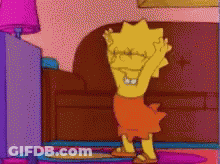 Lisa Simpson Dancing GIF