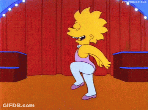 Lisa Simpson Dancing On Stage GIF