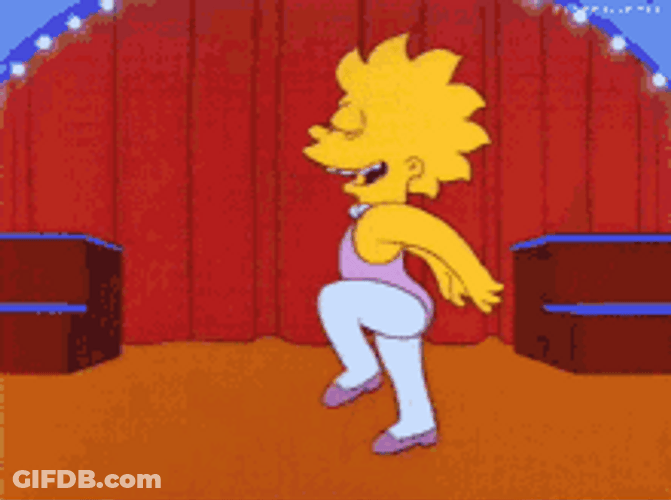 Lisa Simpson Funny Face Circus Comedy GIF