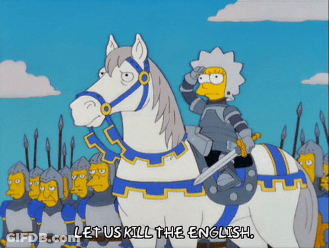 Lisa Simpson Knight GIF