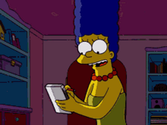 Lisa Simpson Marge Simpson Note GIF