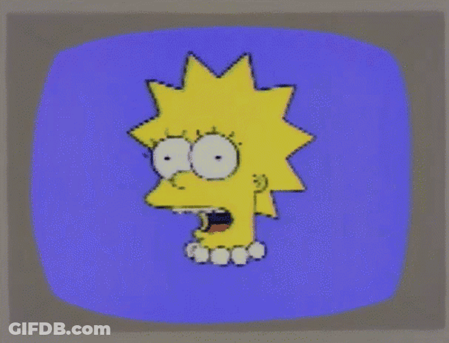 Lisa Simpson Weird British Teeth GIF