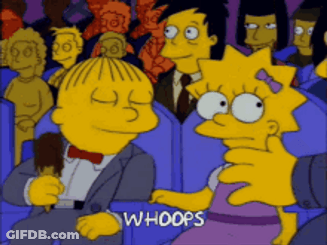 Lisa Simpson Whoops Ice Cream Fail GIF