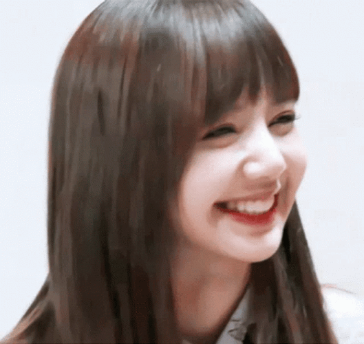 Lisa Smile Shyly GIF