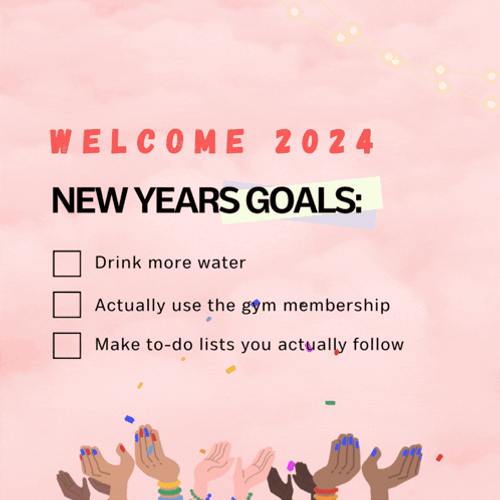 List Of New Year Goals GIF