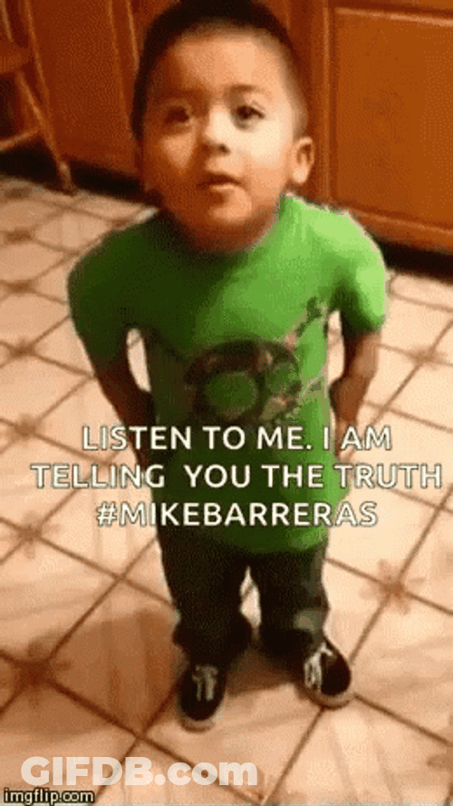 Listen Linda I'm Telling The Truth GIF