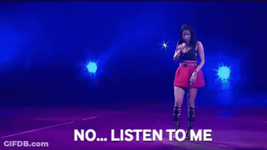 Listen Linda Nicki Minaj No GIF
