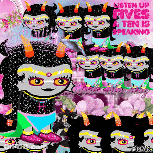 Listen Up Fives A Ten Is Speaking Cartoon Collage GIF