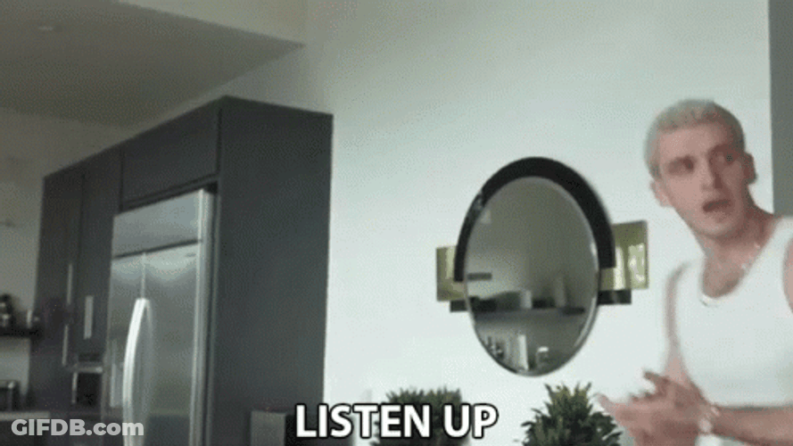 Listen Up Pay Attention GIF