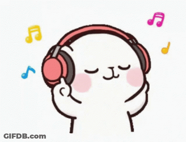 Listening And Enjoying The Beat GIF