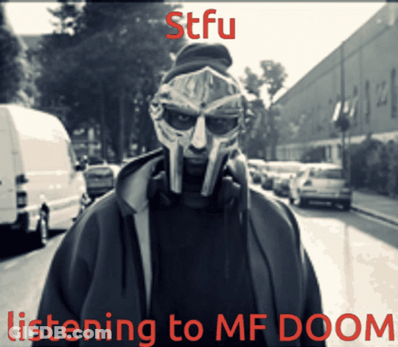 Listening To Mf Doom GIF