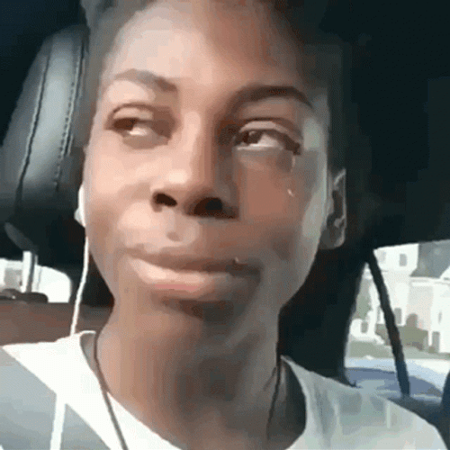 Listening To Music Sad Woman Crying GIF
