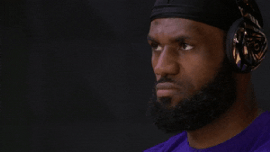 Listening To Music Vibing Lebron James GIF
