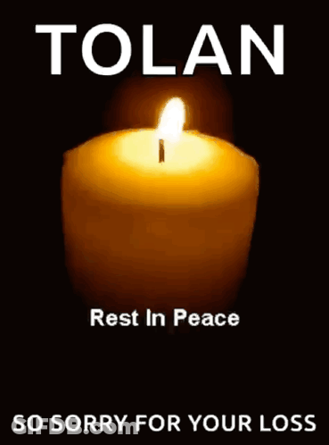 Lit Candle Named Tolan GIF