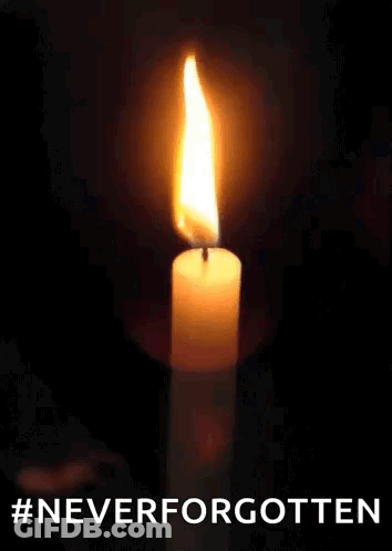 Lit Candle Never Forgotten GIF