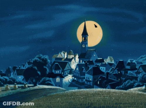 Lit Jack-O'-Lantern GIF