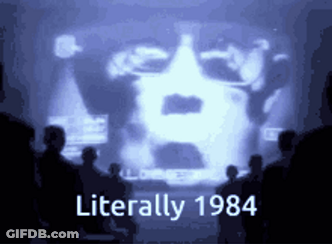 Literally 1984 Movie Footage GIF