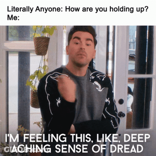 Literally Anyone How Are You Holding Up GIF