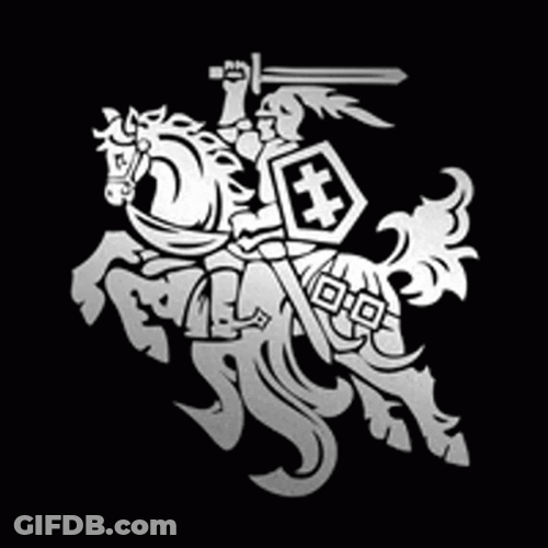 Lithuania Vytis Logo GIF