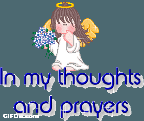 Little Angel In My Thoughts And Prayers GIF