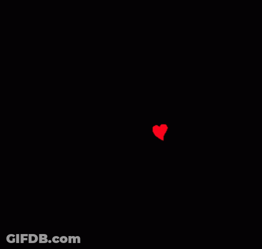 Little Animated Hearts Flying Everywhere GIF