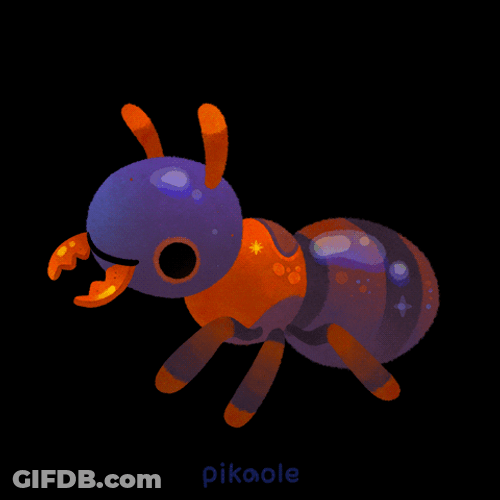 Little Ants Agree Animation GIF