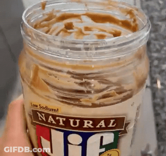 Little Bit Of Something Inside The Peanut Butter GIF