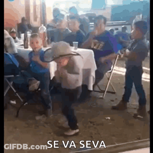 Little Boy In Cowboy Hat Dancing GIF