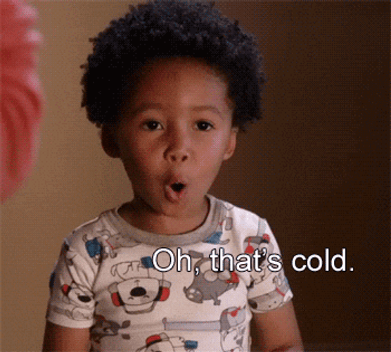 Little Boy Oh Thats Cold GIF