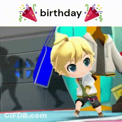 Little Boy Saying Birthday GIF