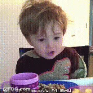 Little Boy With Purple Cup Saying Vine To GIF