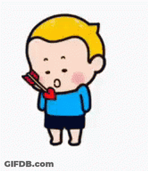 Little Brother Yam Cupid Arrow Love GIF