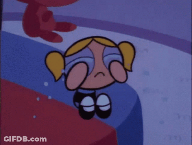 Little Bubbles Girl Crying GIF