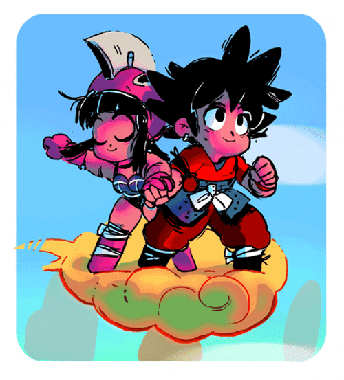 Little Chi Chi Baby Goku GIF