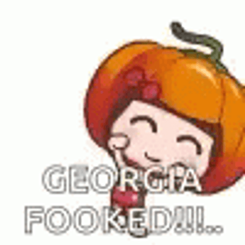Little Cutie Lively Pumpkin Dance GIF