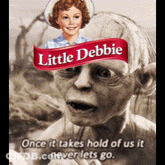 Little Debbie Advertisement With Gnome GIF