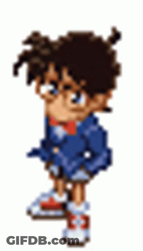 Little Detective Conan Spinning GIF