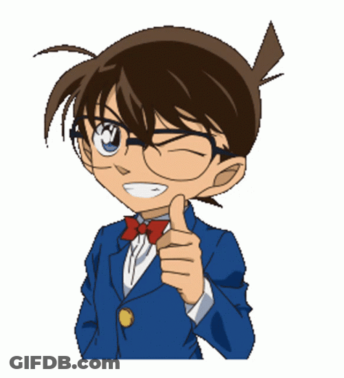Little Detective Conan Thumbs Up GIF